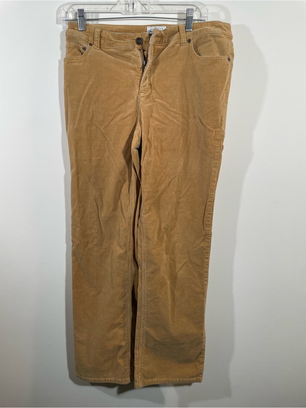 Charter Club classic fit tan corduroy trouser 10P